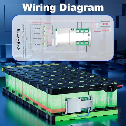 JKBMS JK-B2A24S30P-HC 8S-24S 300A BMS, 2A Active Balancing, CAN & Heating - size: JK-B2A24S30P-HC