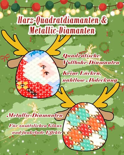forever young Christmas Small Diamond Art Kits, 5x7 Inch Canvas - color: Christmas