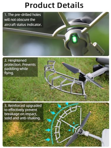 BTG Quick-Release Propeller Guards Propeller Protectors Compatible with DJI Mavic Air 3S/Air 3 Accessories Replacement Parts