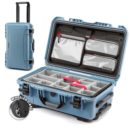 NANUK 935 Pro Photo Kit Camera Case, Waterproof Wheeled Hard Case, Carry-On