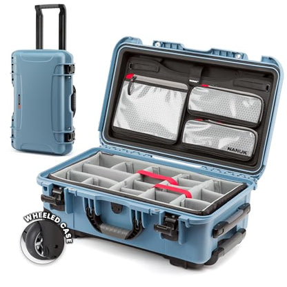 NANUK 935 Pro Photo Kit Camera Case, Waterproof Wheeled Hard Case, Carry-On