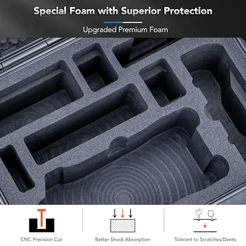 Lykus Titan M400 Hard Case for DJI Mavic 4 Pro and DJI RC Pro 2/RC2 - color: Black