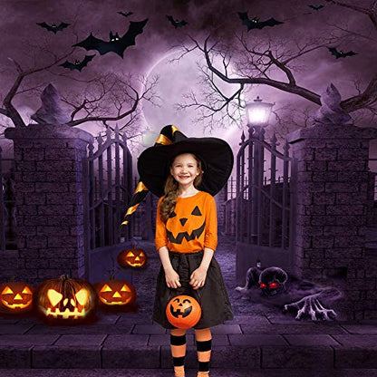 8X8FT Halloween Theme Pictorial Cloth Seamless Customized Photography Backdrop Background Studio Prop TP262B - size: 8X8FT