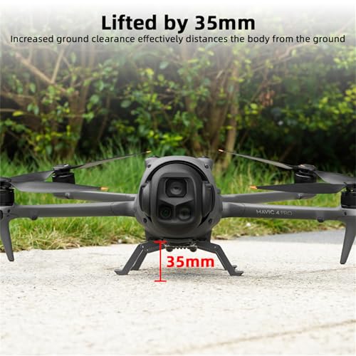 Landing Gear Compatible for DJI Mavic 4 Pro Drone Accessories Foldable Extension Leg Feet Height Extender Protector Holder for Mavic 4 Pro