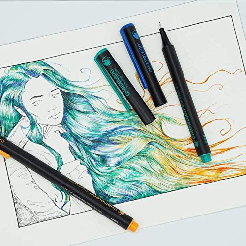Chameleon, Fineliner Pens, Coloring/Drawing Markers - Brilliant Colors, Set of 48