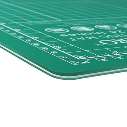 ZERRO Cutting Mat 18" x 24", Self Healing Sewing Mat Double Sided - size: 24"L x 18"W