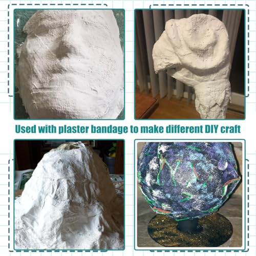 Cast Padding Soft Undercast Padding Roll Wrap 12PCS Individual Pack Cotton Padding Bandage Cast Supplies for Halloween Wrap Mask Making Bandage Art Project and Craft