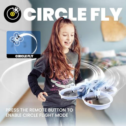 HISINGY Firefly EX Combo Toy Drones for Kids with Battery,2 Batteries,High Efficiency Battery Charger(Within 25 mins), Fun Mini Drones for Kids