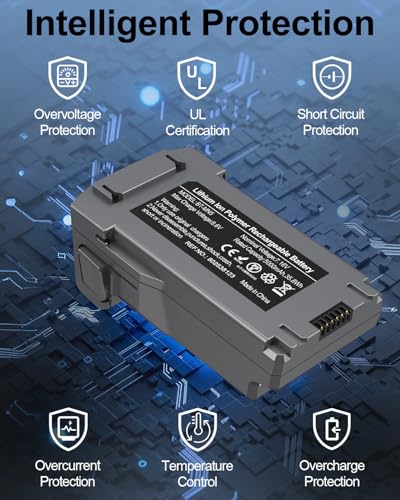 Mini 5 Pro/4 Pro/3 Battery Plus, 5000mAh Replacement Intelligent Flight Battery Plus, 47 Mins Max Flight Time Battery for DJI Mini 5 Pro Drone (Only for DJI Original Chargers)