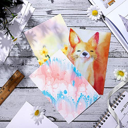 Spiareal 100 Sheets 4 x 6 Inch 100 Sheets Watercolor Paper Bulk 140 Lb - size: 4 x 6 Inch