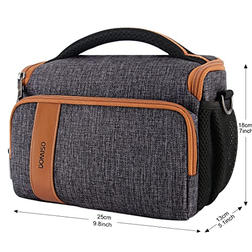 DOMISO Concept Camera Sling Bag,Everyday Small Shoulder Crossbody Bag - color: Grey