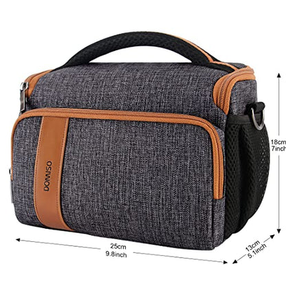 DOMISO Concept Camera Sling Bag,Everyday Small Shoulder Crossbody Bag - color: Grey