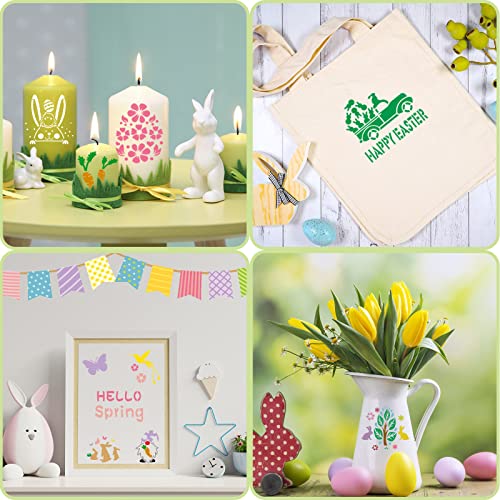 Augshy 56 Pack Easter Stencils, Christian Reusable for Painting Crafts - style: Easter