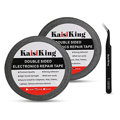 Kaisiking 2mm / 3mm x 50M LCD Screen Repair Tape Cell Phone Adhesive Tape - size: 1pc 2mm + 1pc 3mm