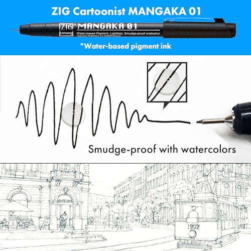 Kuretake Gansai Tambi Portable Watercolor Paint Set, 14 Colors, Japan