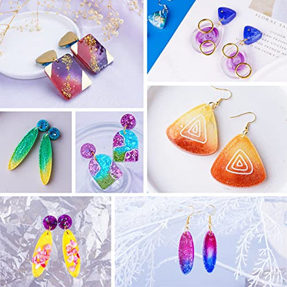 LET'S RESIN Earring Resin Molds, 171Pcs Jewelry Making Kit - color: Geometric Earring Molds