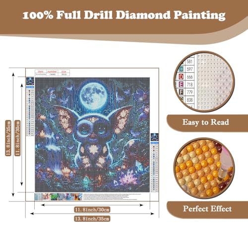 DIY Diamond Art Kits for Adults, Forest Animals 5D Diamond Painting Kits - color: CM065