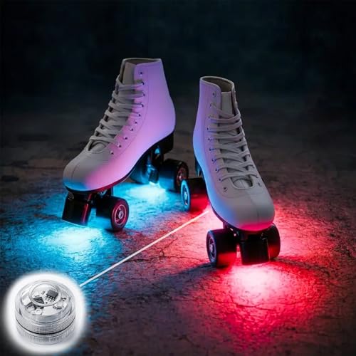 Roller Skate Lights,Accessories for Skate Skating,Lights LED Accessory for Quad Rink Skate Inline Skate Blade ice Figure Skate Skater,Illuminating underglow Tool Equipment Gift for Roller Skate Boot