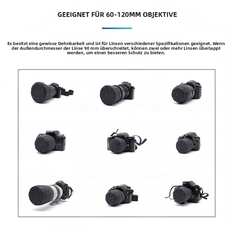 60–120mm Universal Camera Lens Cap Cover - Fits 99% DSLR Lenses, Element Proof, Lifetime Coverage, Single (TH-002 2pcs) - size: TH-002 2pcs
