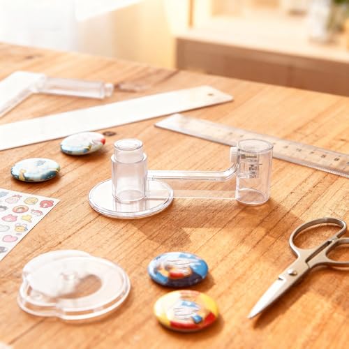 Special Circle Cutter for Badge Making with Blade Safety Storage Column，Circle Cutter,Circle Paper Cutter，Button Maker Round Circular Cutter 2.8" to 5.5"Cut Length