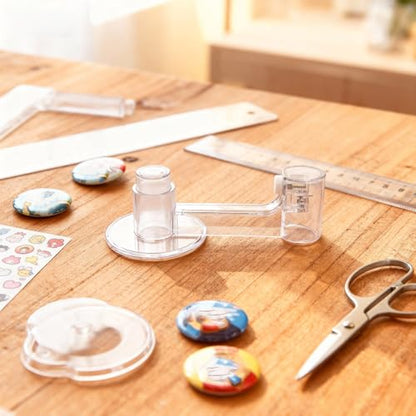 Special Circle Cutter for Badge Making with Blade Safety Storage Column，Circle Cutter,Circle Paper Cutter，Button Maker Round Circular Cutter 2.8" to 5.5"Cut Length