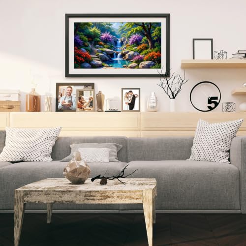 YOYA Large Diamond Art Kits for Adults, Landscape 5D Diamond Painting - color: Waterfall 509