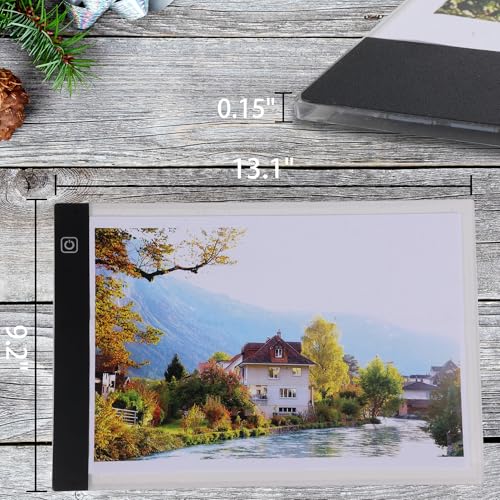 A4 Diamond Art Light Board,LED Copy Board Light Tracing Painting Pad Box