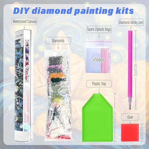 Halloween Diamond Art Kits for Adults,Ghost Bathroom Diamond Painting - color: DP03687