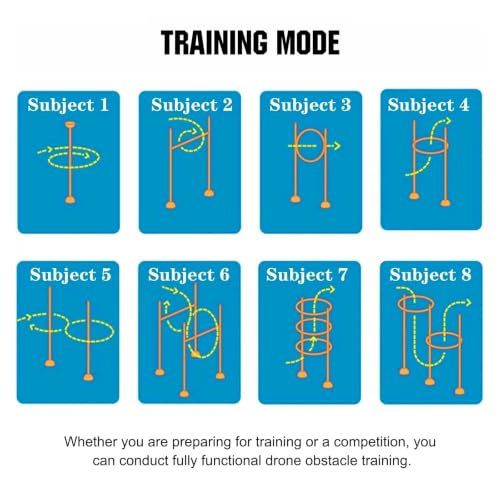 Generic Drone Obstacle Course Racing Training Set Diy Quadcopter Obstacle Course Kit Outdoor for Game Enthusiasts and Model Aircraft Lovers