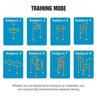 Generic Drone Obstacle Course Racing Training Set Diy Quadcopter Obstacle Course Kit Outdoor for Game Enthusiasts and Model Aircraft Lovers
