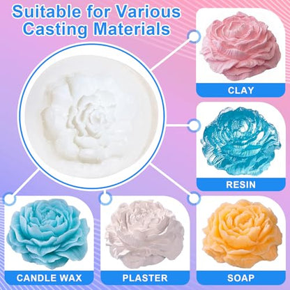 Silicone Mold Making Kit, 38.8oz 15A Elastic Liquid Silica Gel