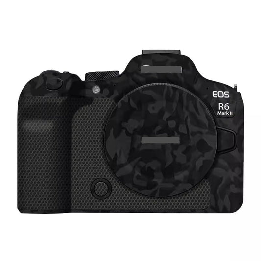 R6II R62 R6M2 Camera Decal Skin 3M Vinyl Wrap Film Protective Sticker Protector Coat for Canon EOS R6 Mark II 2 M2 MarkII Mark2 (Shadow Camo Black) - color: Shadow Camo Black