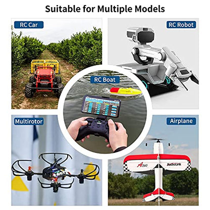 Radiolink T8S 8 Channels 2.4G Pocket RC Transmitter and R8EF Receiver - color: Left Stick Not Self Center