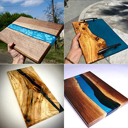 Kalinta Large Adjustable Epoxy Mold with Divider-39x19.5x3 in No-Seal Resin Mold Integrated Clamping System, Perfect for Beginners & Experienced Artists Alike - Ideal for Creative Resin Art Projects - size: 39"x19.5"x3"