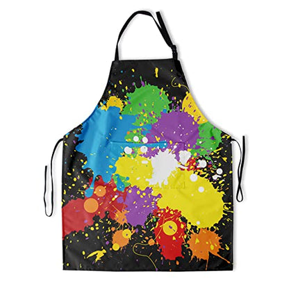 Waterproof Bib Apron with Adjustable Neck for Kitchen Cooking Gardening Grooming
