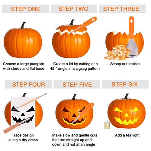 Professional Fruit Carving Tool Kit Vegetable Food Ceramic & Pottery Tools Woodwork Peeling Tools Set Pottery & Clay Sculpting Tools 13 Pieces Halloween Decor