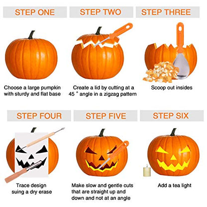 Professional Fruit Carving Tool Kit Vegetable Food Ceramic & Pottery Tools Woodwork Peeling Tools Set Pottery & Clay Sculpting Tools 13 Pieces Halloween Decor