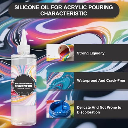 300g Silicone Pouring Oil, Add Texture Color Brightness Effect