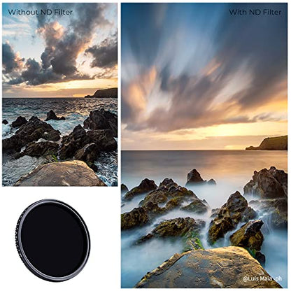 K&F CONCEPT 52mm Variable ND8-ND2000 (3-11stop) Waterproof ND Lens Filter - size: 52mm