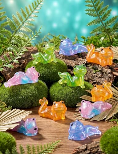 Mini Cute Tiny Frog Figurines Silicone Mold, - color: 1 Pc Frog2 White