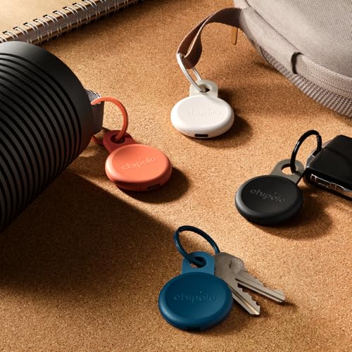 Chipolo LOOP – Rechargeable Bluetooth Tracker for Key and Pocket Location - color: Charcoal