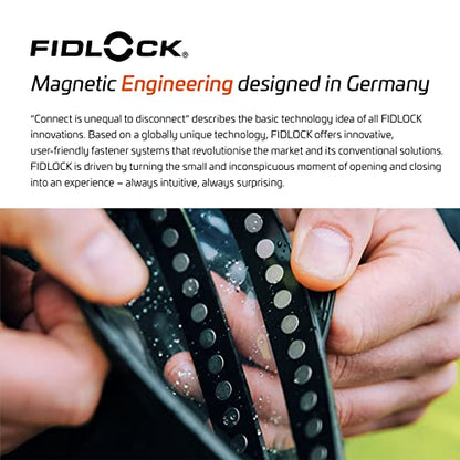 FIDLOCK Hermetic Dry Bag Flexible Magnetic Bag, Mega, Fabric Black - color: Fabric Black, size: Mega