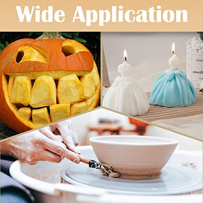 suiwotin Clay Carving Tools, Pottery Sculpting Tool for Modeling