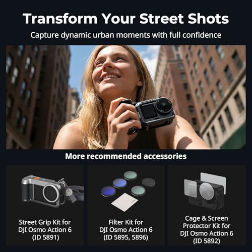 SMALLRIG Metal Grip & Cage Kit for DJI Osmo Action 6-6037 - style: Advanced Cage+Grip