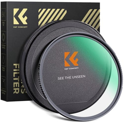 K&F CONCEPT 52mm MC UV Protection Filter Shockproof Tempered Optical Glass - size: 52mm