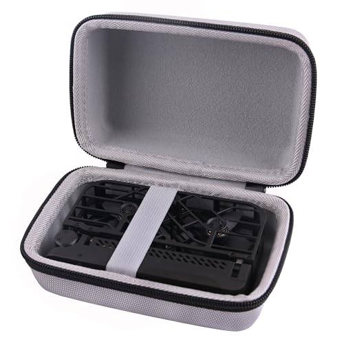Hard EVA Carrying Case Compatible with HOVERAir X1 Drone with Camera Kit storage case (grey) - color: grey