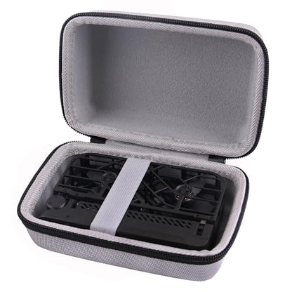 Hard EVA Carrying Case Compatible with HOVERAir X1 Drone with Camera Kit storage case (grey) - color: grey