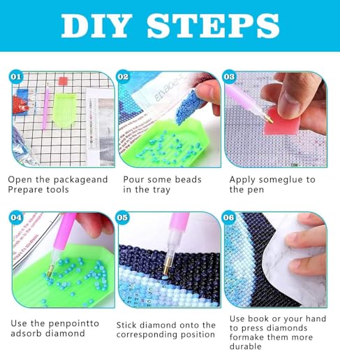 Lophomie Diamond Art Kits for Adults, 5D Evil Eye Diamond Painting Kits - color: Evil Eye Diamond Art, size: 12x16in (30x40cm)