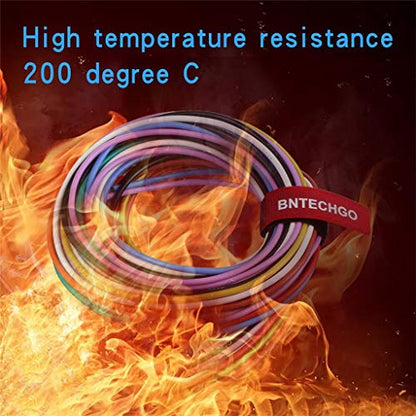 BNTECHGO 16 AWG Silicone Wire Kit 10 Color Each 5ft Stranded Tinned Copper - size: 10 colors each 5ft, style: 16 silicone wire