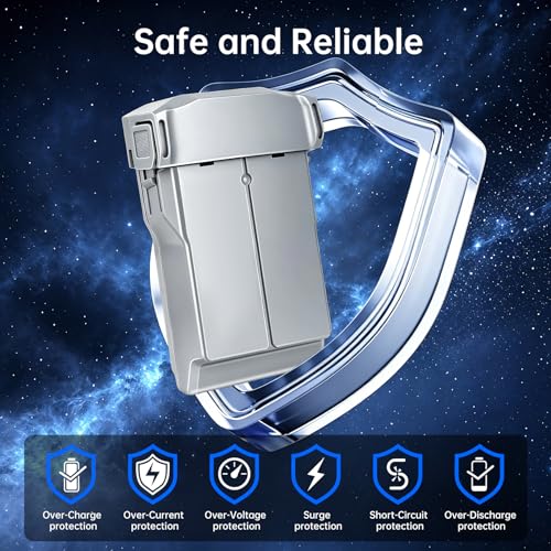Fantasyo Mini 5 Pro/4 Pro/Mini 3 Intelligent Flight Battery 1 Pack, Supports Max 52 Mins Flight Time, 7.16V 5000mAh Replacement Battery for DJI Mini 5 Pro/Mini 4/3/3 pro Plus Drone
